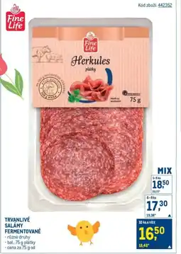 Makro Trvanlivé salámy fermentované nabídka