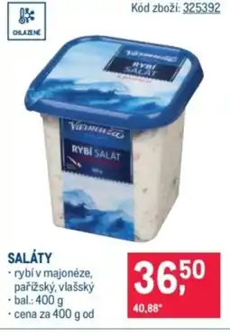 Makro Saláty nabídka