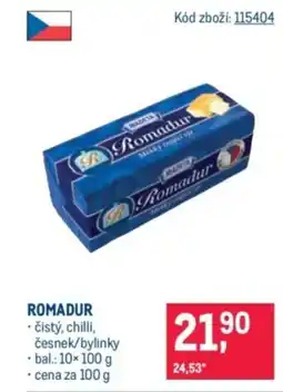 Makro MADETA Romadur nabídka