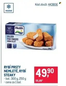 Makro Rybí prsty nemleté, Rybí steaky nabídka