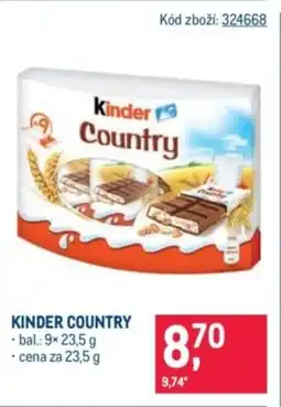 Makro Kinder Country nabídka