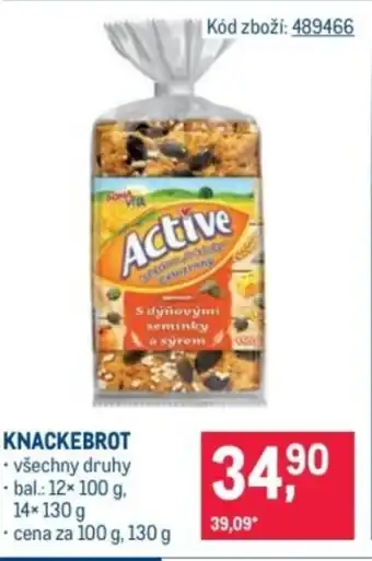 Makro Knackebrot nabídka