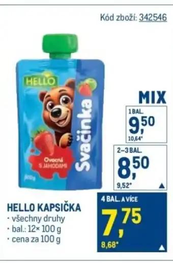Makro Hello Kapsička nabídka