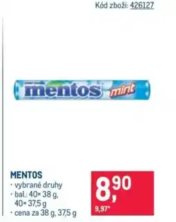Makro Mentos nabídka