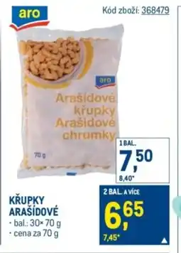 Makro Křupky arašidové nabídka