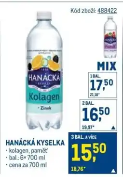 Makro Hanácká Kyselka nabídka