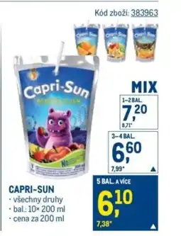 Makro Capri-Sun nabídka