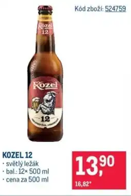 Makro Kozel 12 nabídka