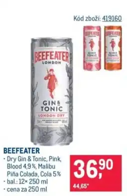 Makro BEEFEATER nabídka