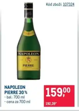 Makro Napoleon Pierre 30% nabídka