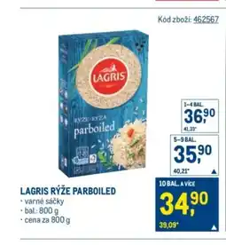 Makro Lagris Rýže parboiled nabídka