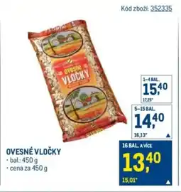 Makro Ovesné vločky nabídka