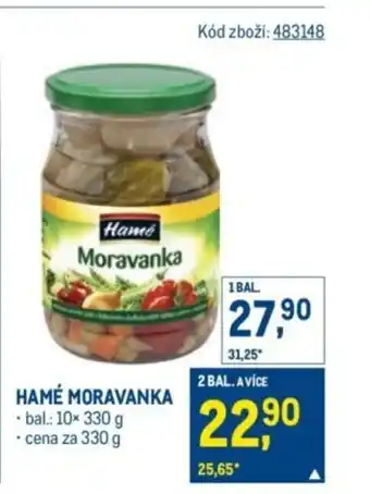 Makro Hamé Moravanka nabídka
