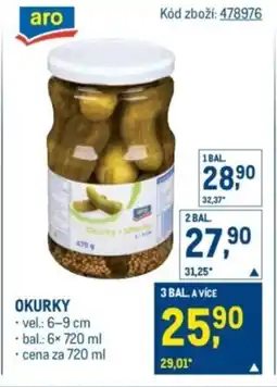 Makro Okurky nabídka