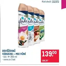 Makro GLADE Osvěžovač vzduchu-mix vůní nabídka