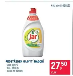 Makro Jar Prostředek na mytí nádobí nabídka