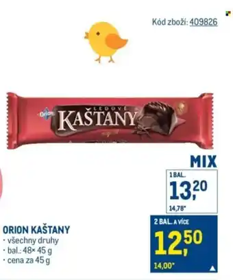 Makro Orion kaštany nabídka