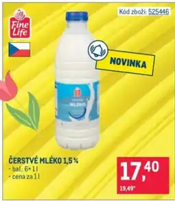 Makro Čerstvé mléko 1,5% nabídka