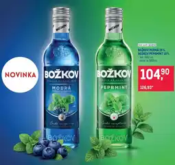 Makro Božkov modrá 19%, Božkov peprmint 19% nabídka