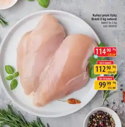 Qanto Kuřecí prsní řízky Brazil natural nabídka