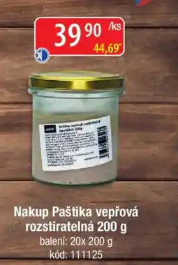 Qanto Nakup Paštika vepřová rozstiratelná nabídka