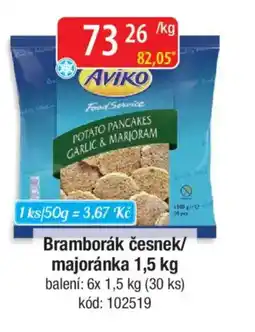 Qanto Aviko Bramborák česnek/ majoránka nabídka