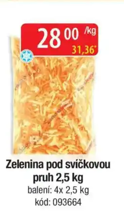Qanto Zelenina pod svíčkovou pruh nabídka