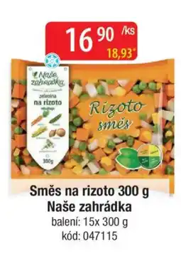 Qanto Směs na rizoto Naše zahrádka nabídka