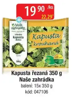 Qanto Kapusta řezaná Naše zahrádka nabídka