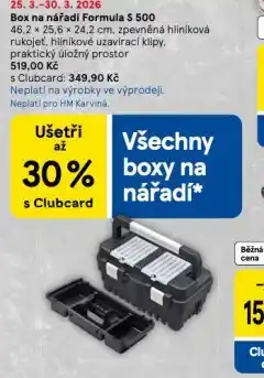 Tesco Box na nářadí formula s 500 nabídka
