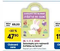 Tesco Samolepky pro nejmenší zvířátka na farmě nabídka
