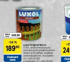 Tesco Luxol originální barva nabídka
