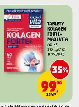 Penny Market TABLETY KOLAGEN FORTE+ MAXI VITA, 60 ks nabídka