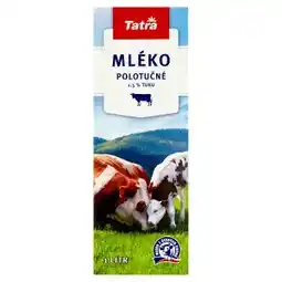 Terno Tatra Mléko polotučné 1,5% tuku 1l nabídka