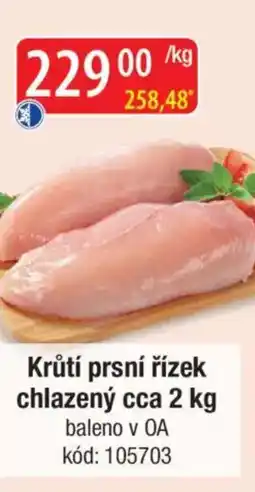 Qanto Krůtí prsní řízek chlazený nabídka