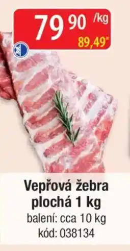 Qanto Vepřová žebra plochá nabídka