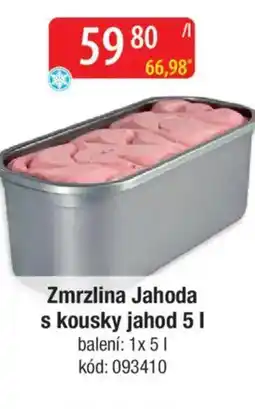 Qanto Zmrzlina Jahoda s kousky jahod nabídka