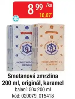 Qanto Smetanová zmrzlina, originál, karamel nabídka