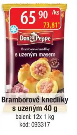 Qanto Bramborové knedlíky s uzeným nabídka