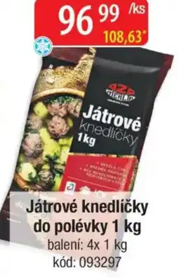 Qanto Játrové knedlíčky do polévky nabídka