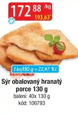 Qanto Sýr obalovaný hranatý porce nabídka