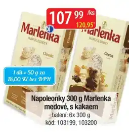 Qanto Napoleonky Marlenka medové, s kakaem nabídka