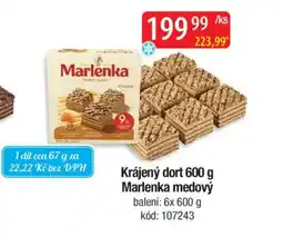 Qanto Krájený dort Marlenka medový nabídka