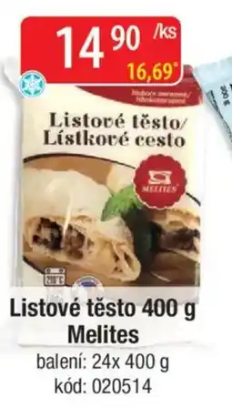 Qanto Listové těsto Melites nabídka