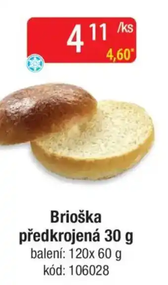 Qanto Brioška předkrojená nabídka