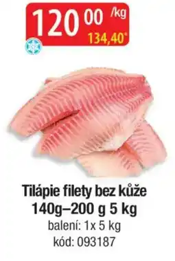 Qanto Tilápie filety bez kůže nabídka