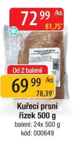 Qanto Kuřecí prsní řízek nabídka