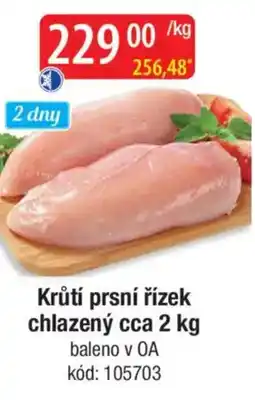 Qanto Krůtí prsní řízek chlazený nabídka