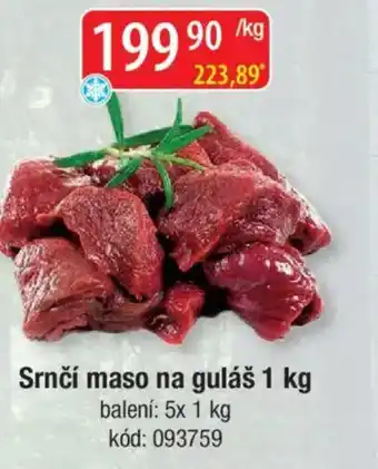 Qanto Srnčí maso na guláš nabídka