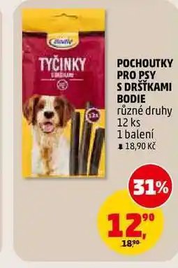 Penny Market POCHOUTKY PRO PSY S DRŠŤKAMI BODIE, 12 ks nabídka